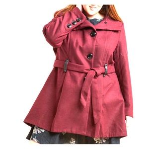 Berry tie waist coat from Steve Madden